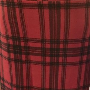 Agnes & Dora Skirts - Pencil Skirt - Red Plaid Agnes & Dora Skirts - Pencil Skirt - Red Plaid